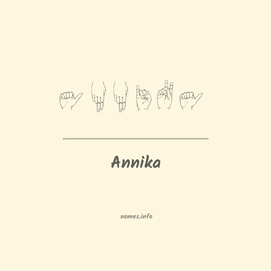 Annika em Libras