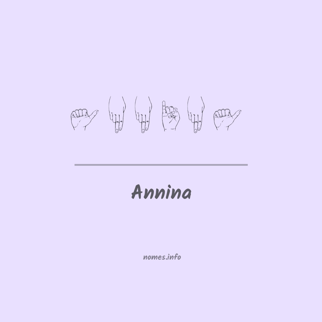 Annina em Libras