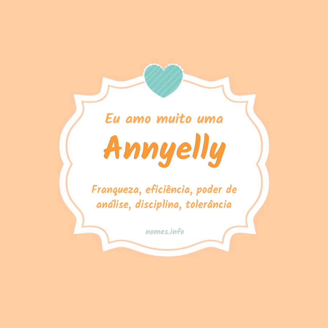 Eu amo muito Annyelly