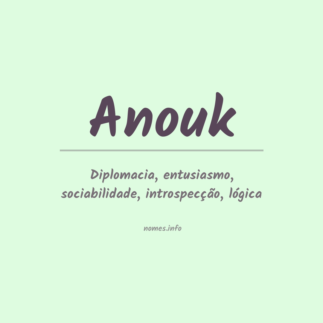 Significado do nome Anouk