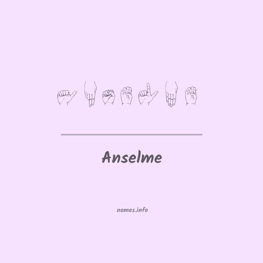Anselme em Libras