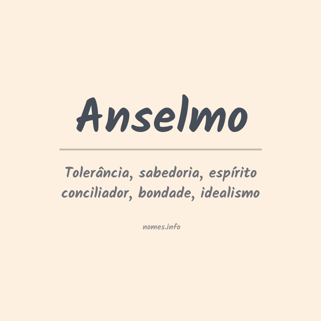 Significado do nome Anselmo