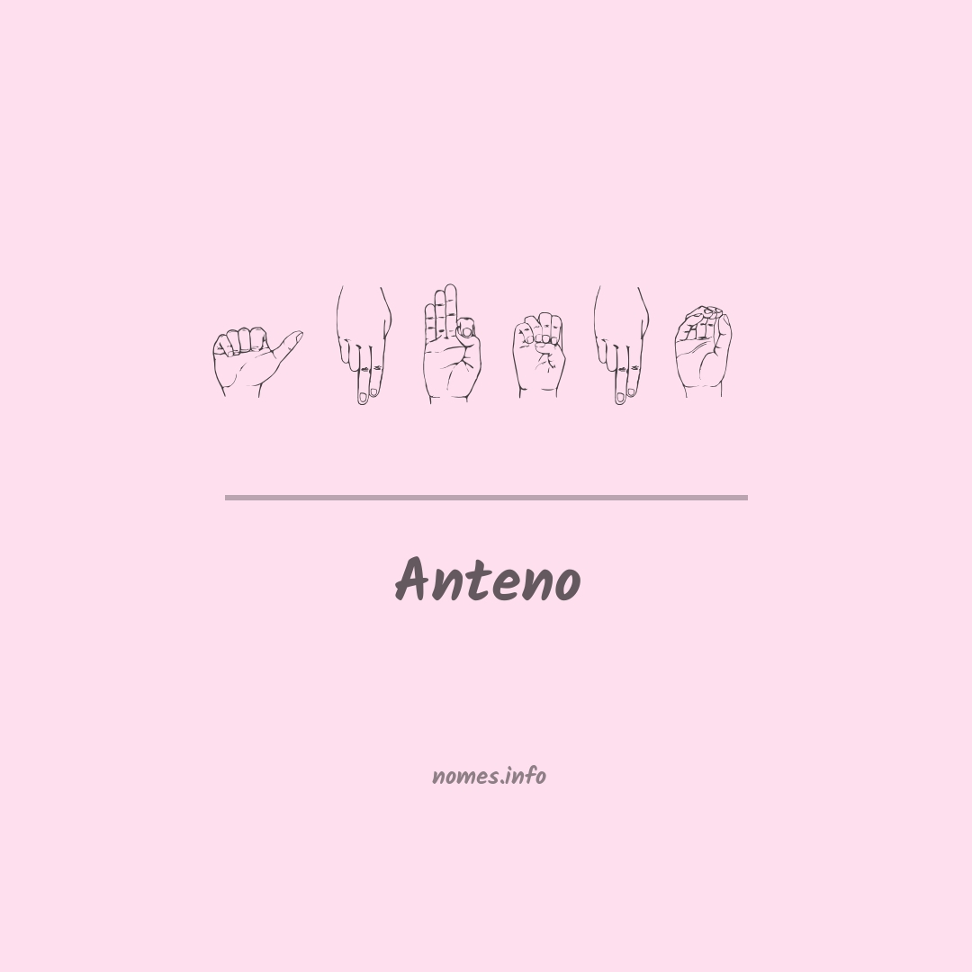 Anteno em Libras