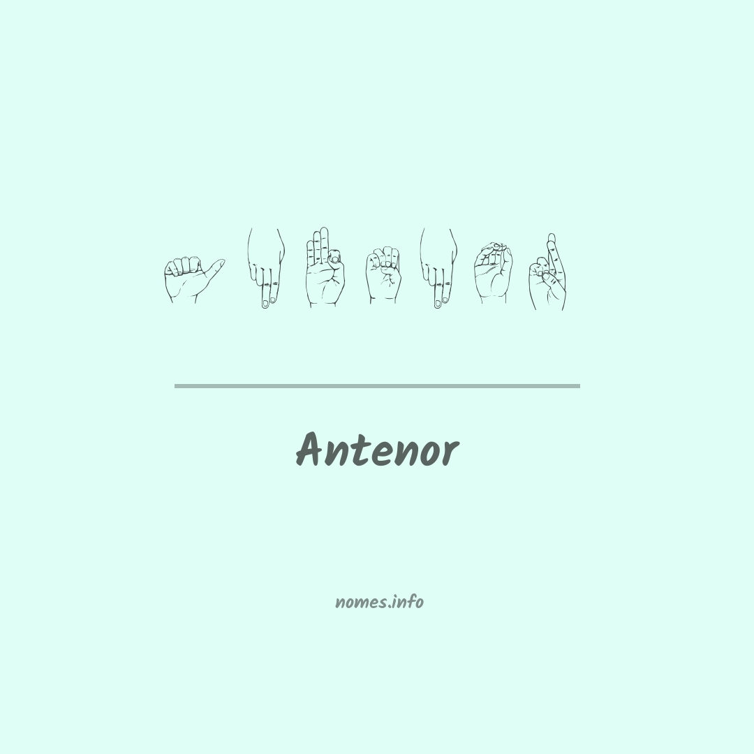 Antenor em Libras