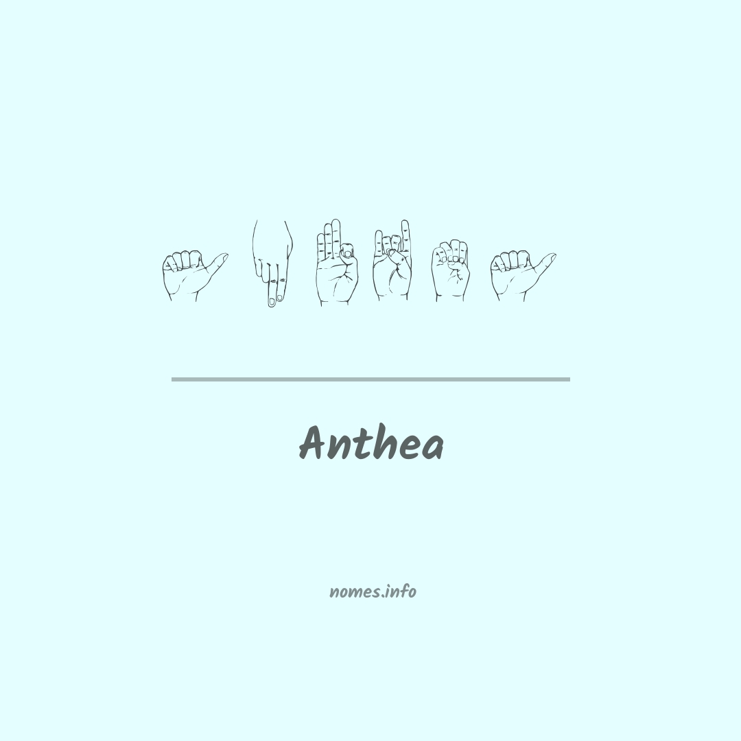 Anthea em Libras
