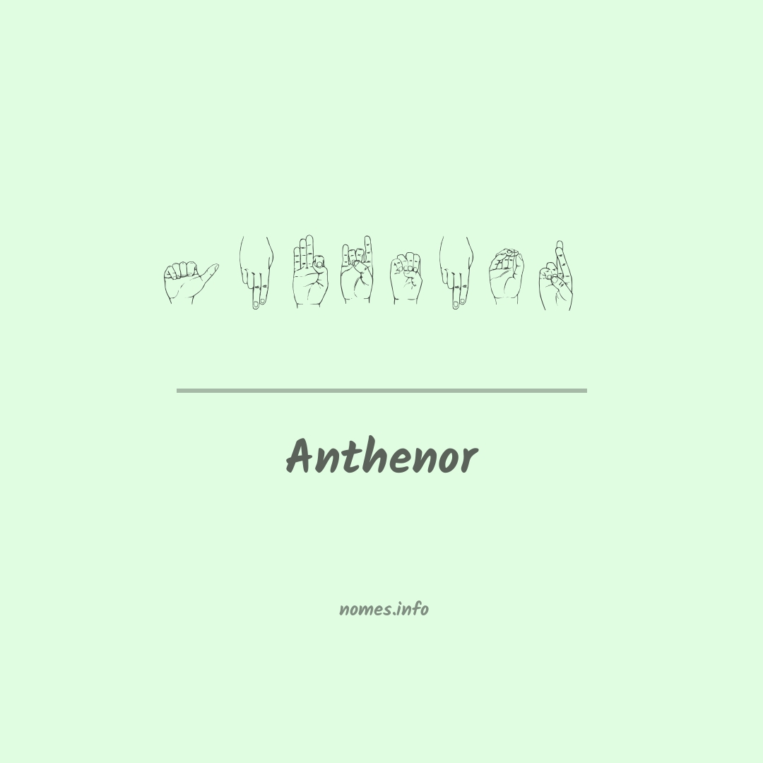 Anthenor em Libras