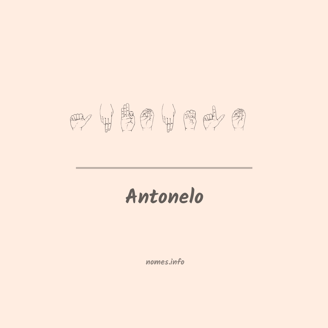 Antonelo em Libras