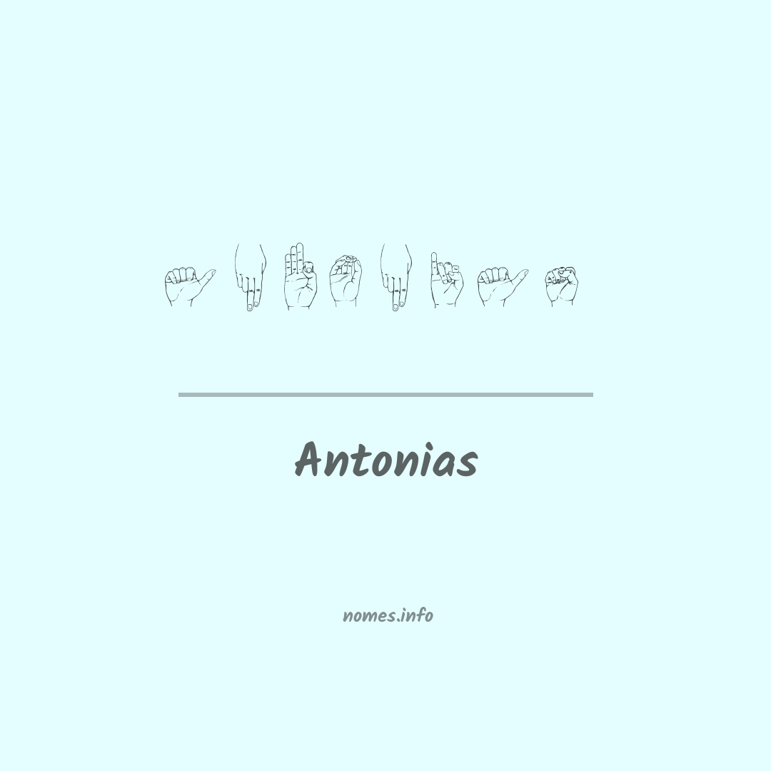 Antonias em Libras