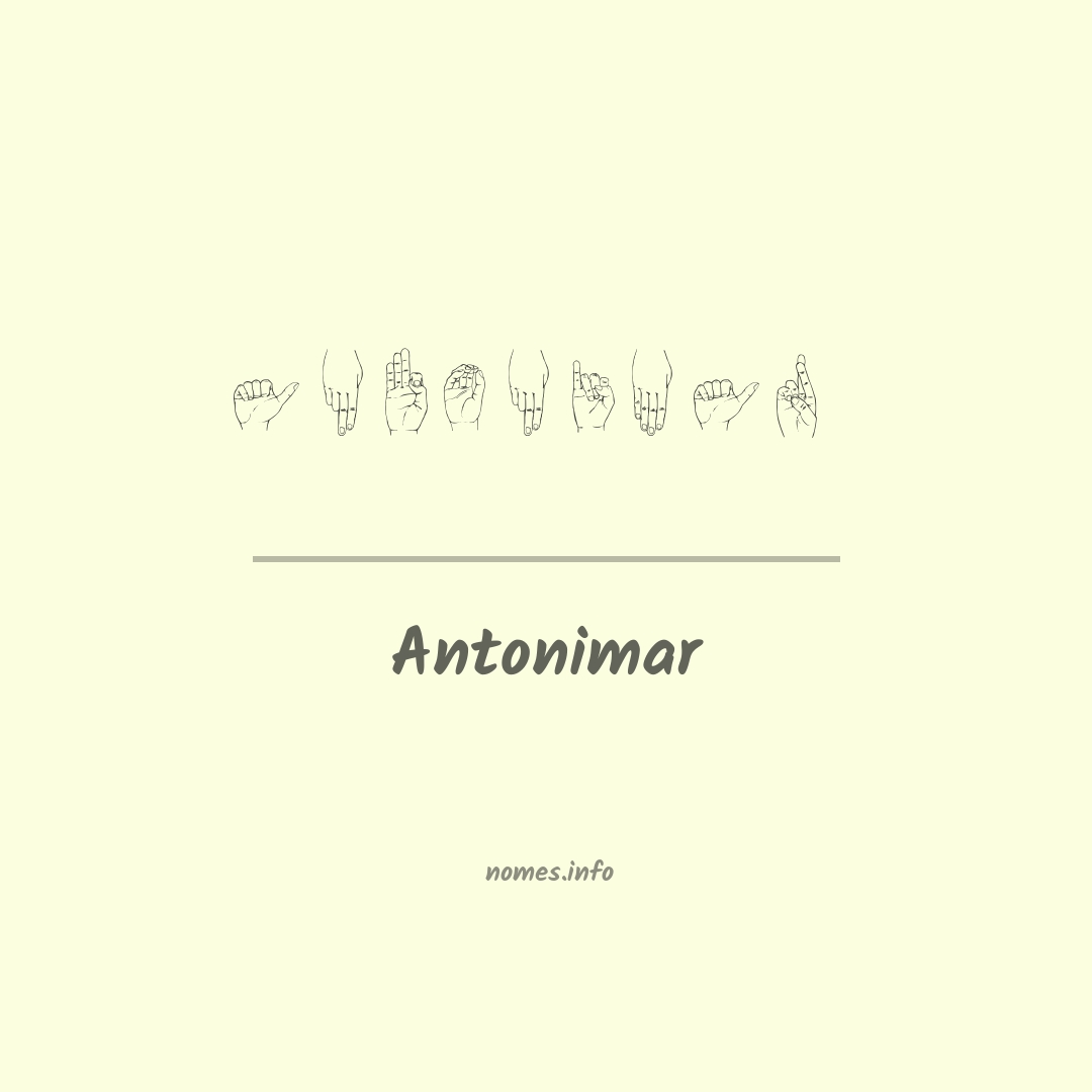 Antonimar em Libras
