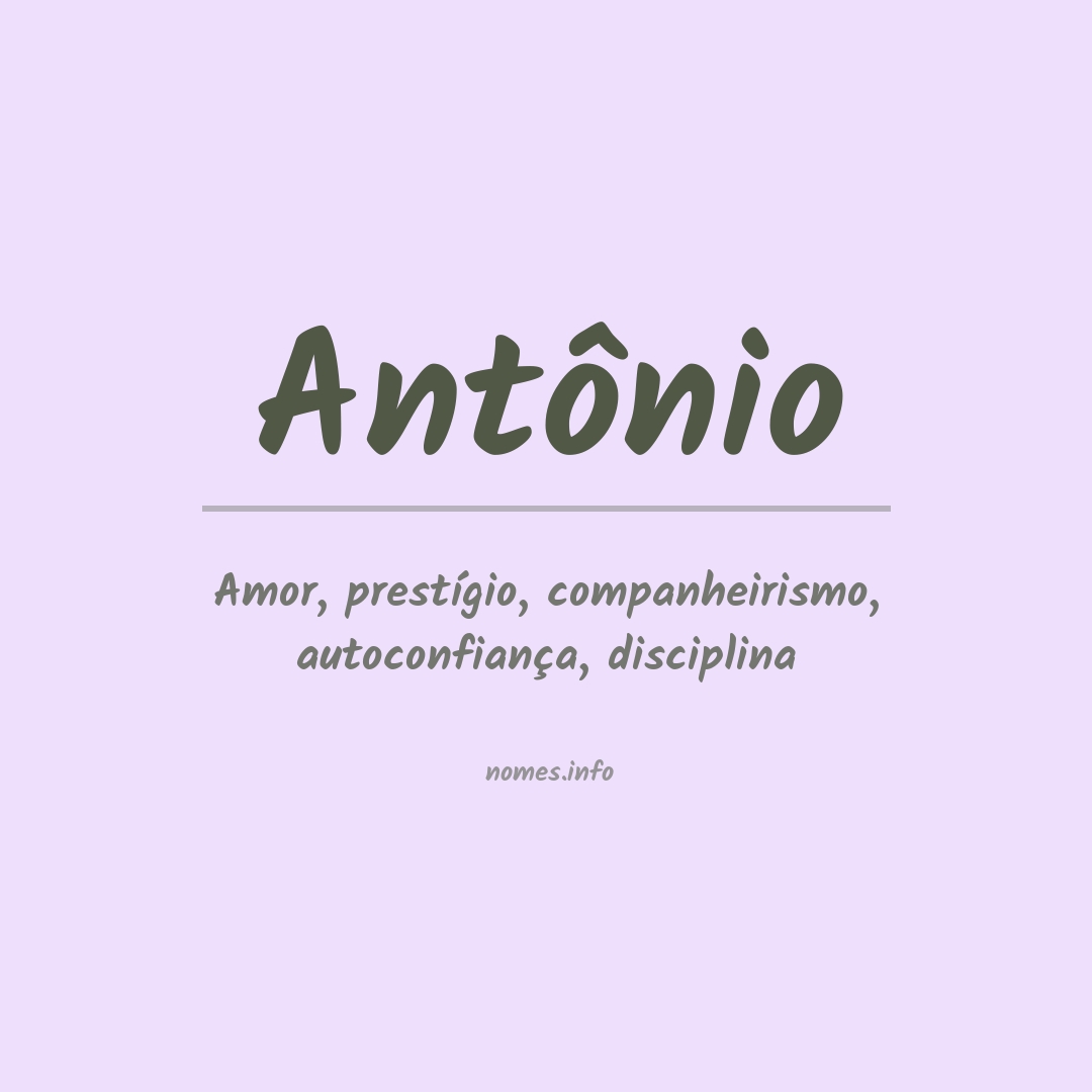 Significado do nome Antônio