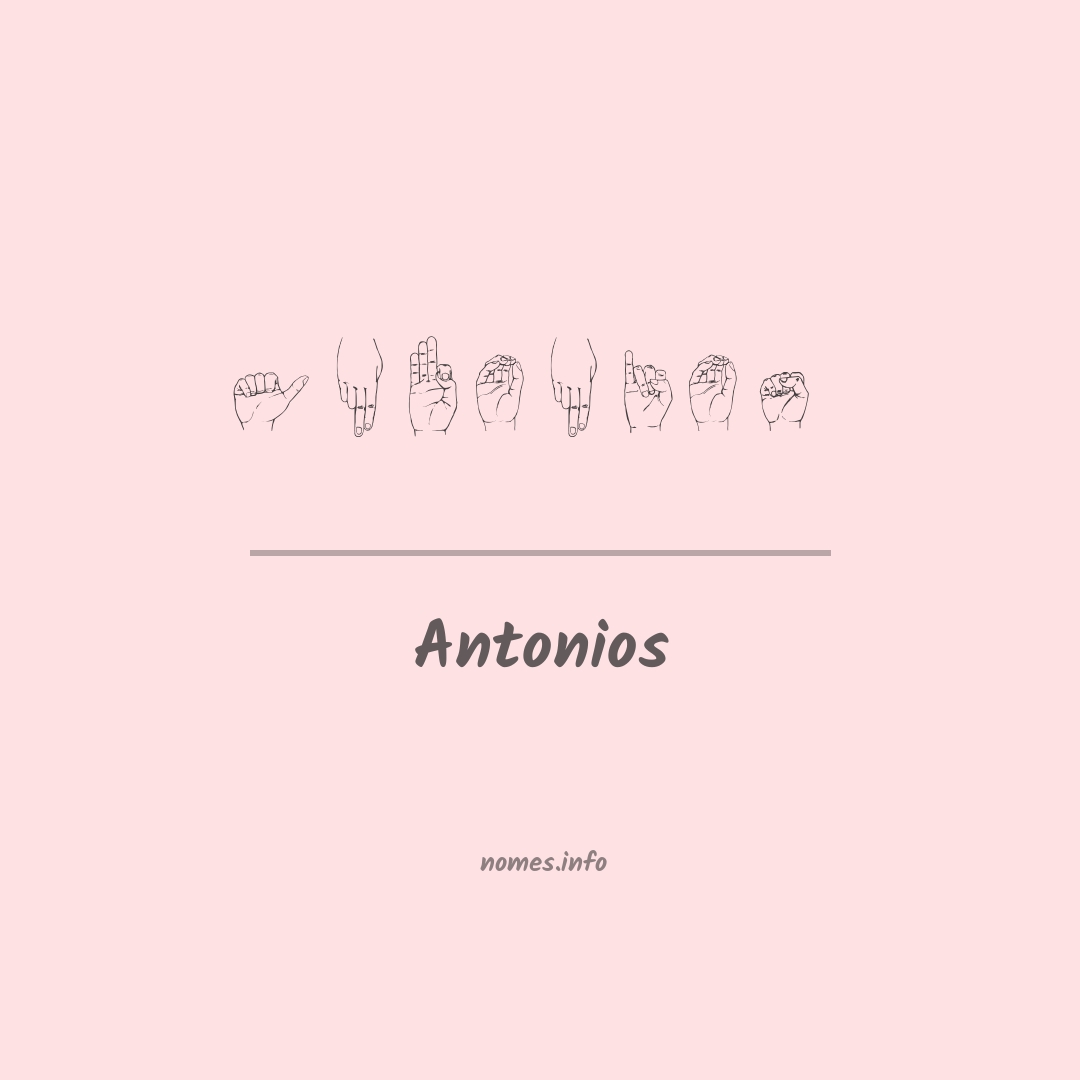 Antonios em Libras