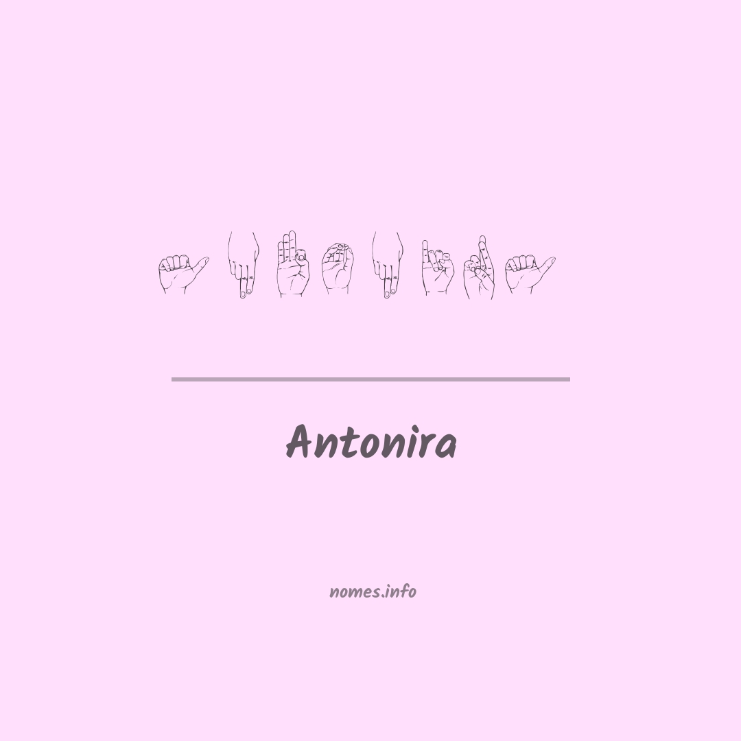 Antonira em Libras