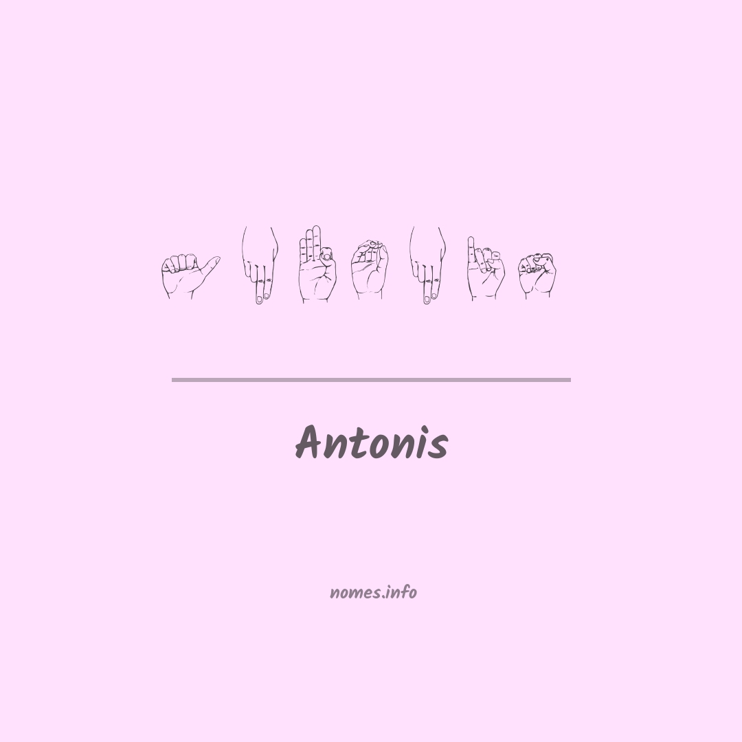 Antonis em Libras
