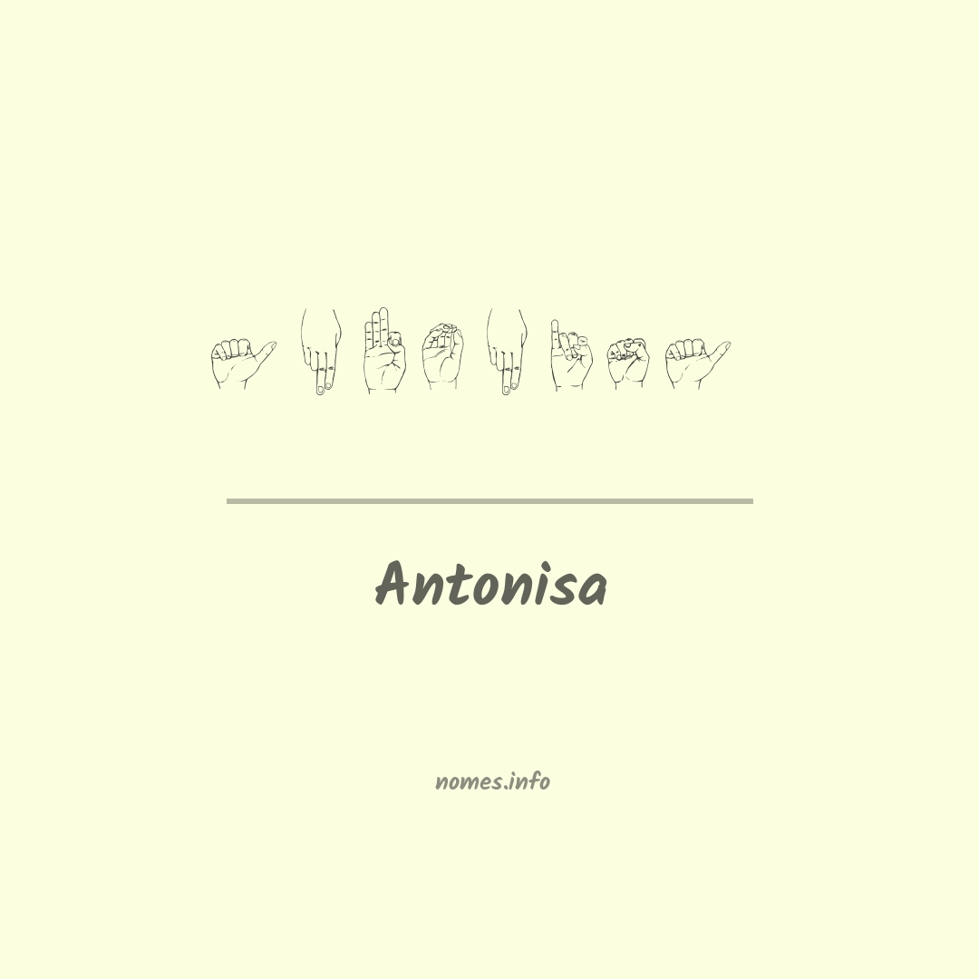 Antonisa em Libras