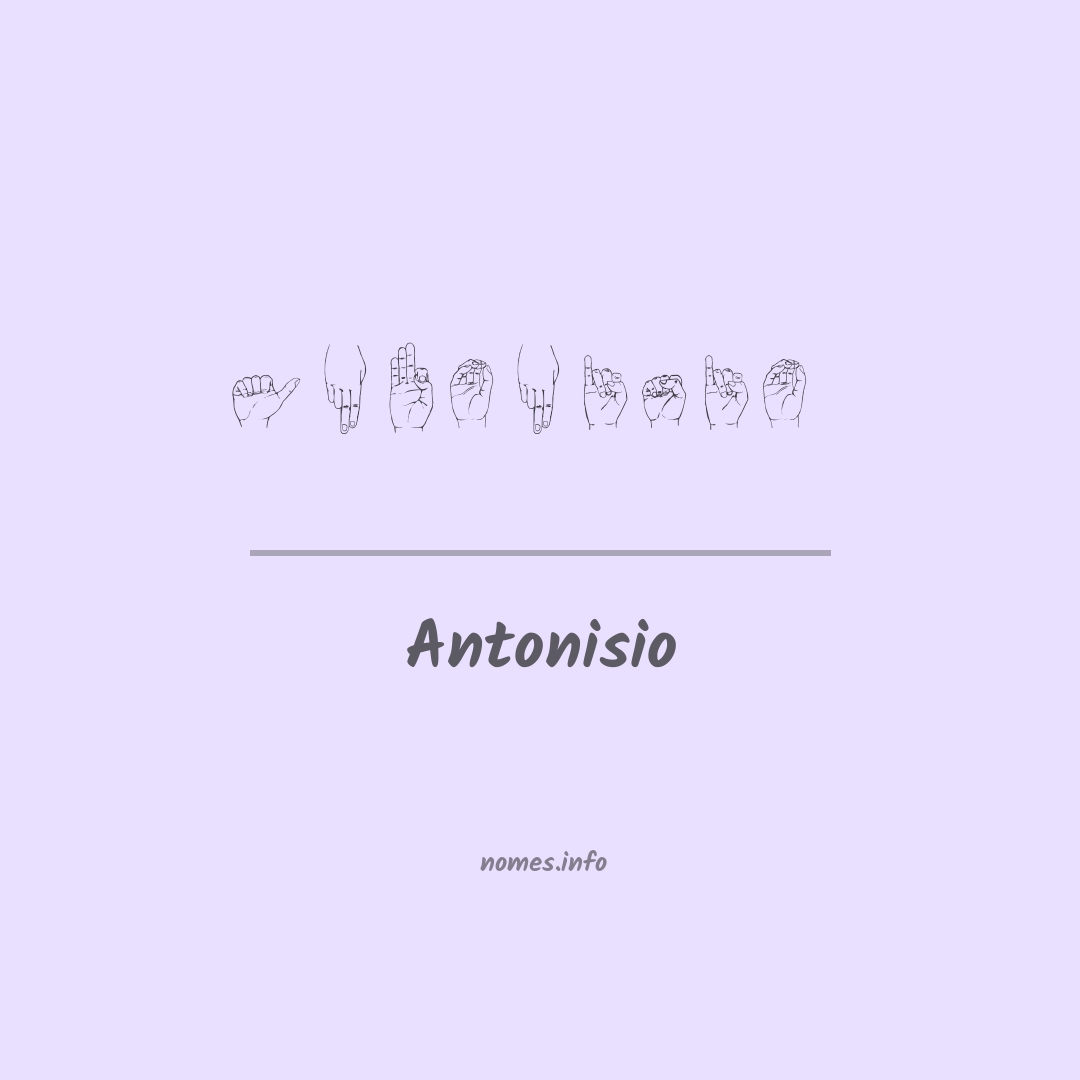 Antonisio em Libras
