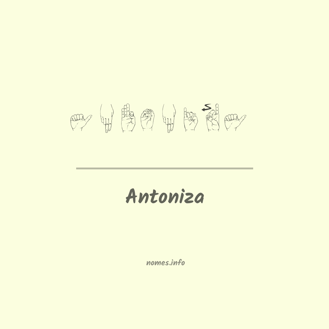 Antoniza em Libras