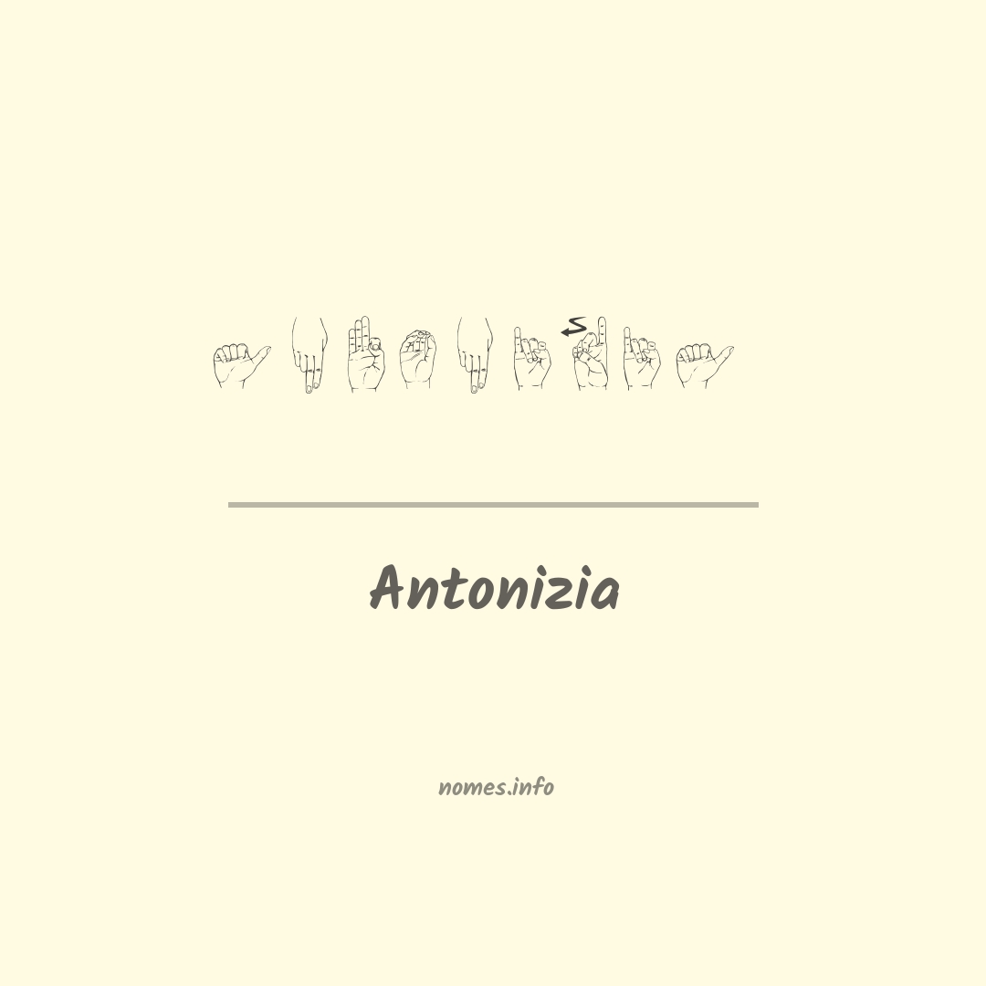 Antonizia em Libras