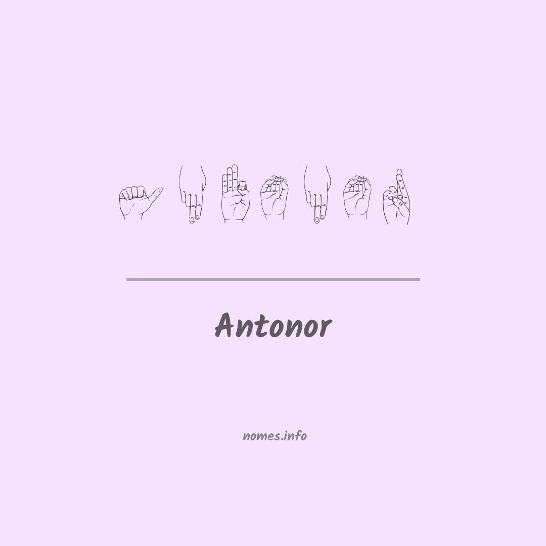 Antonor em Libras