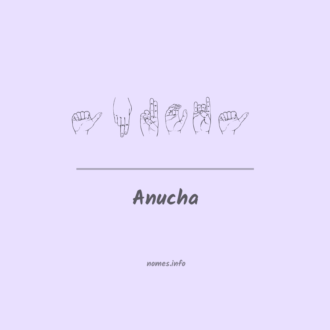 Anucha em Libras