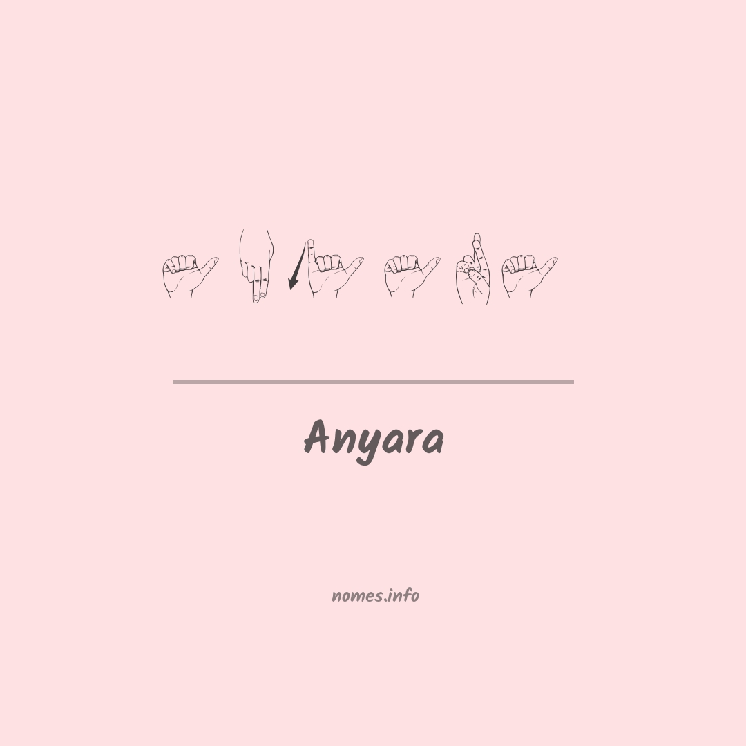 Anyara em Libras