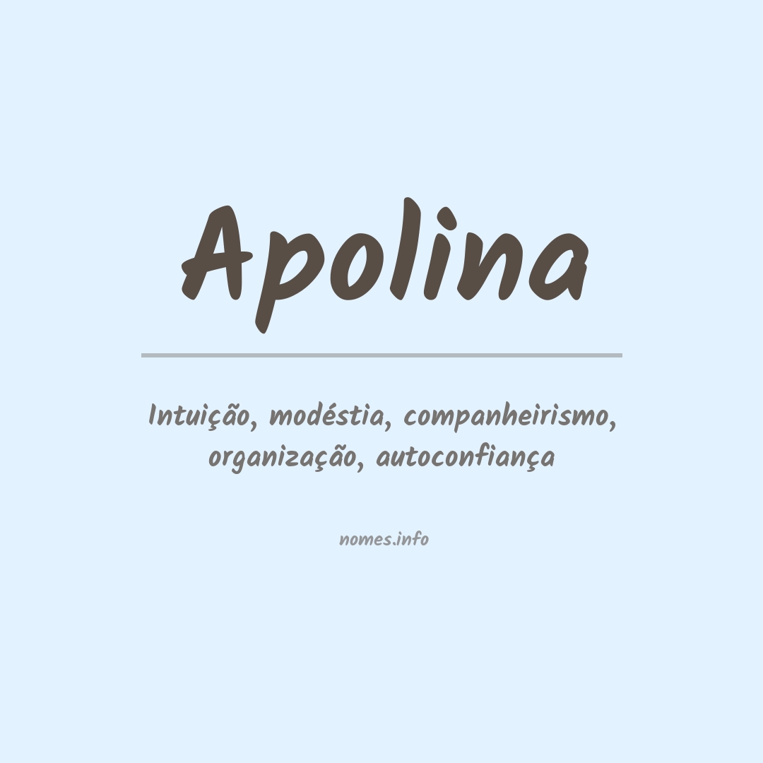 Significado do nome Apolina