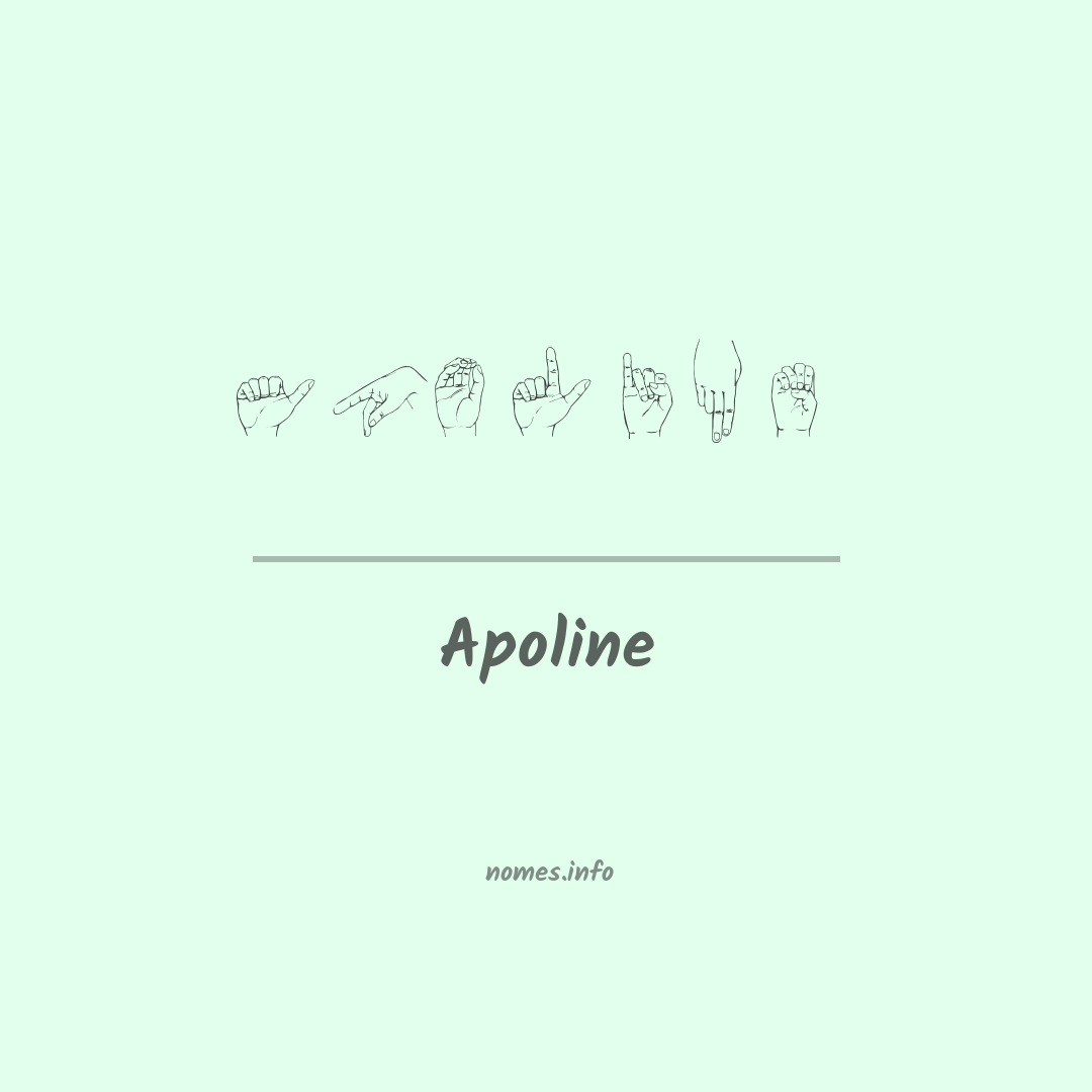 Apoline em Libras