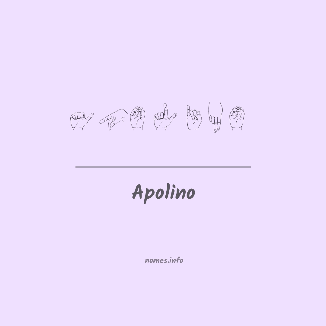 Apolino em Libras