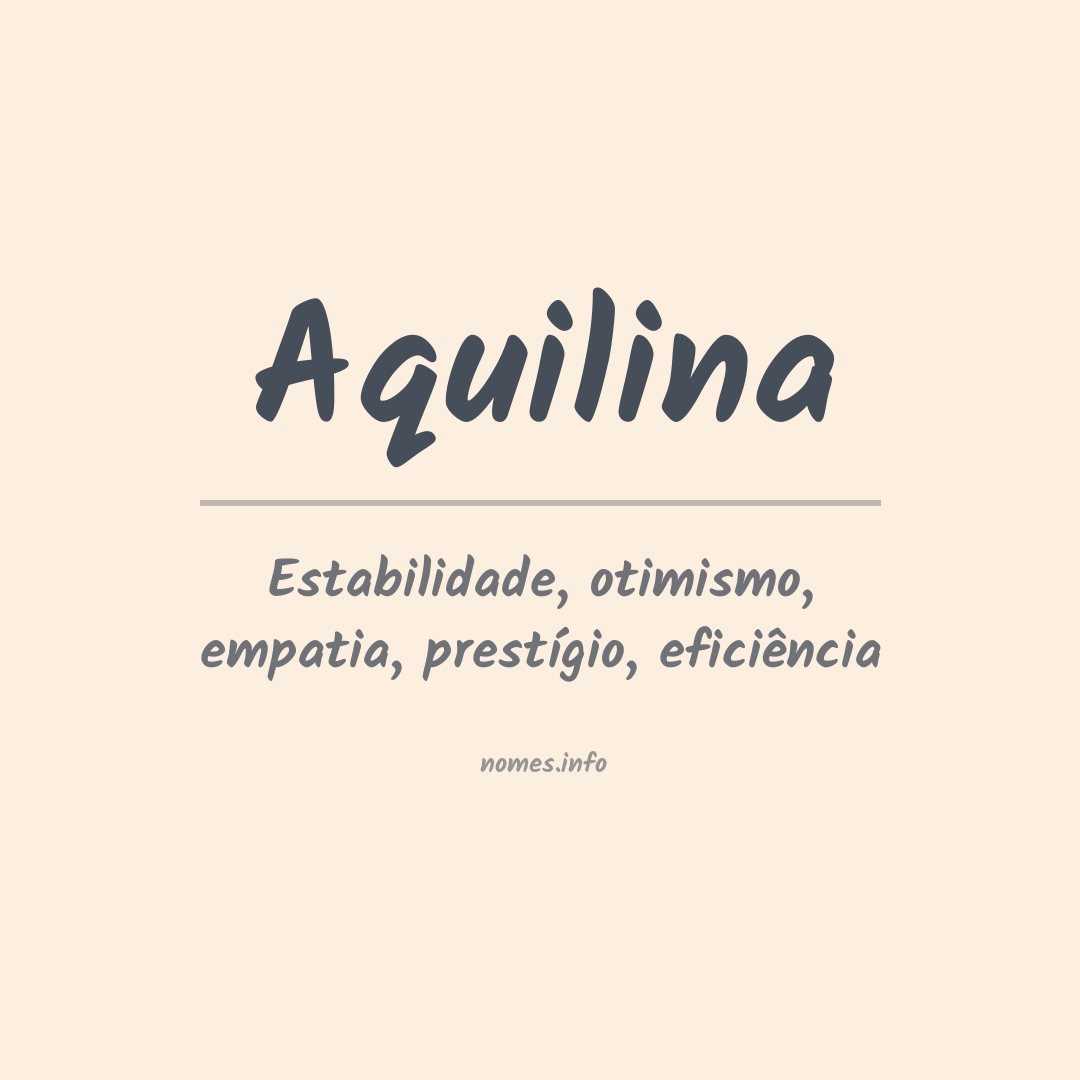 Significado do nome Aquilina