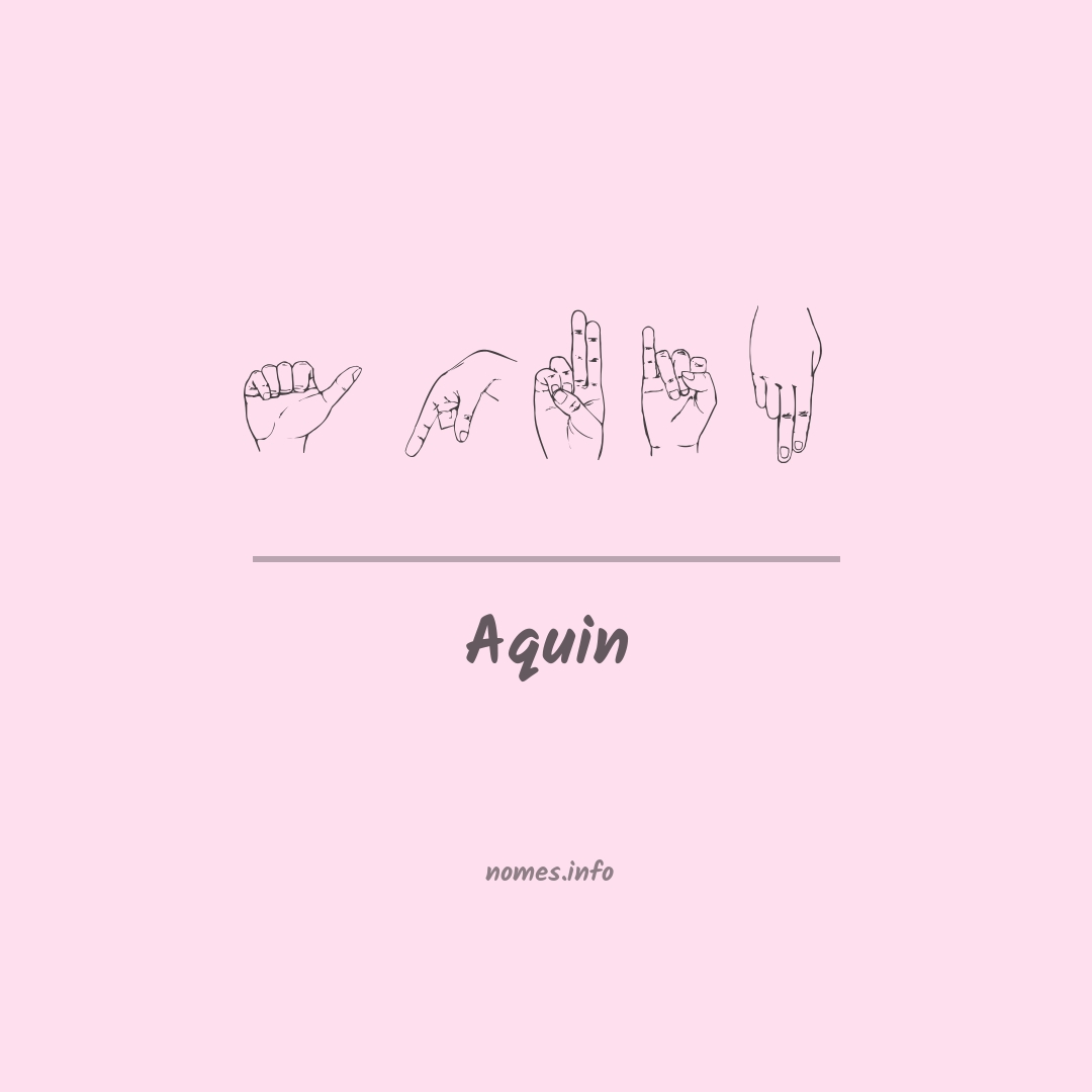 Aquin em Libras