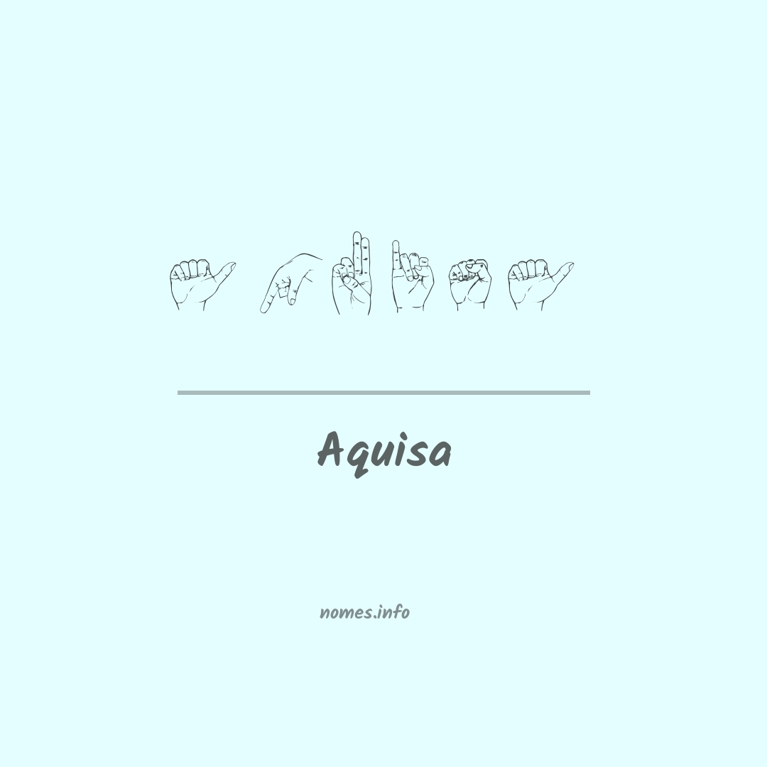 Aquisa em Libras