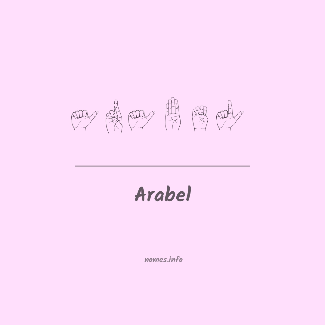 Arabel em Libras