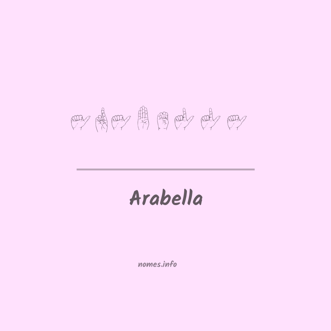 Arabella em Libras