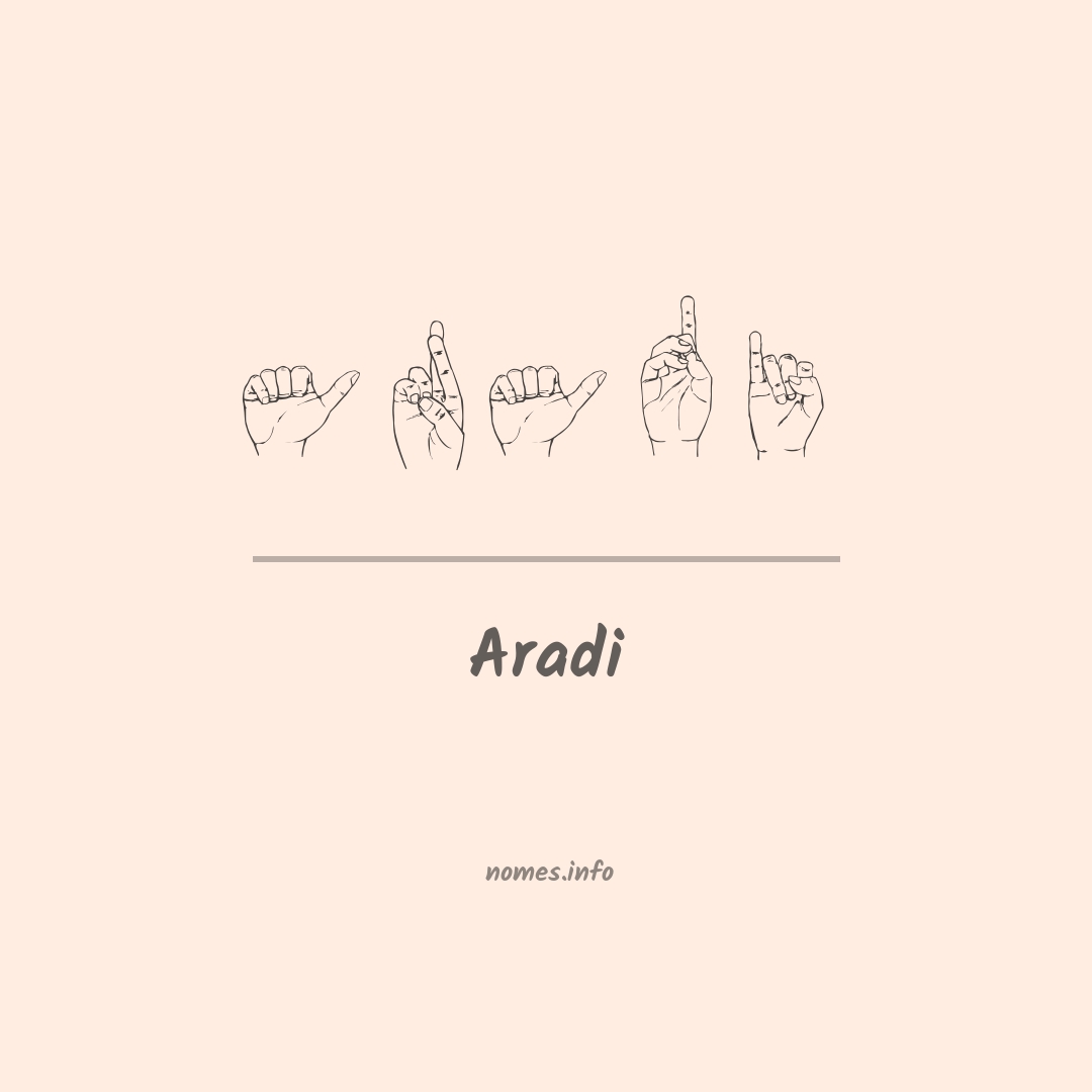 Aradi em Libras