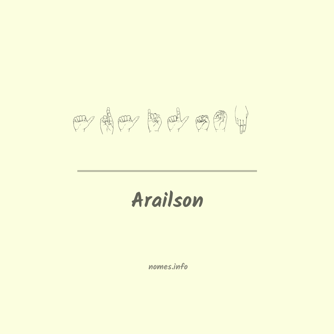 Arailson em Libras
