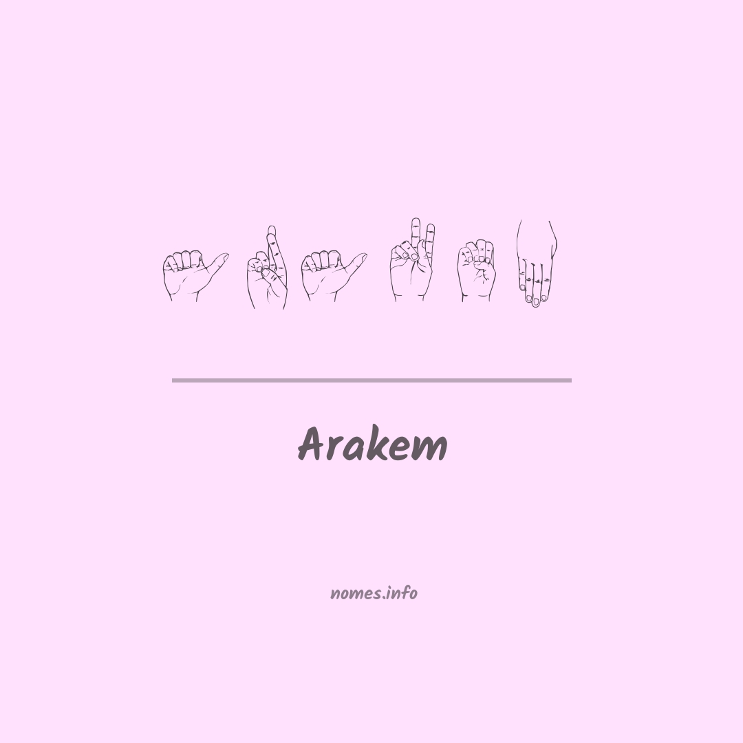 Arakem em Libras