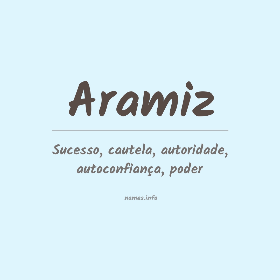 Significado do nome Aramiz