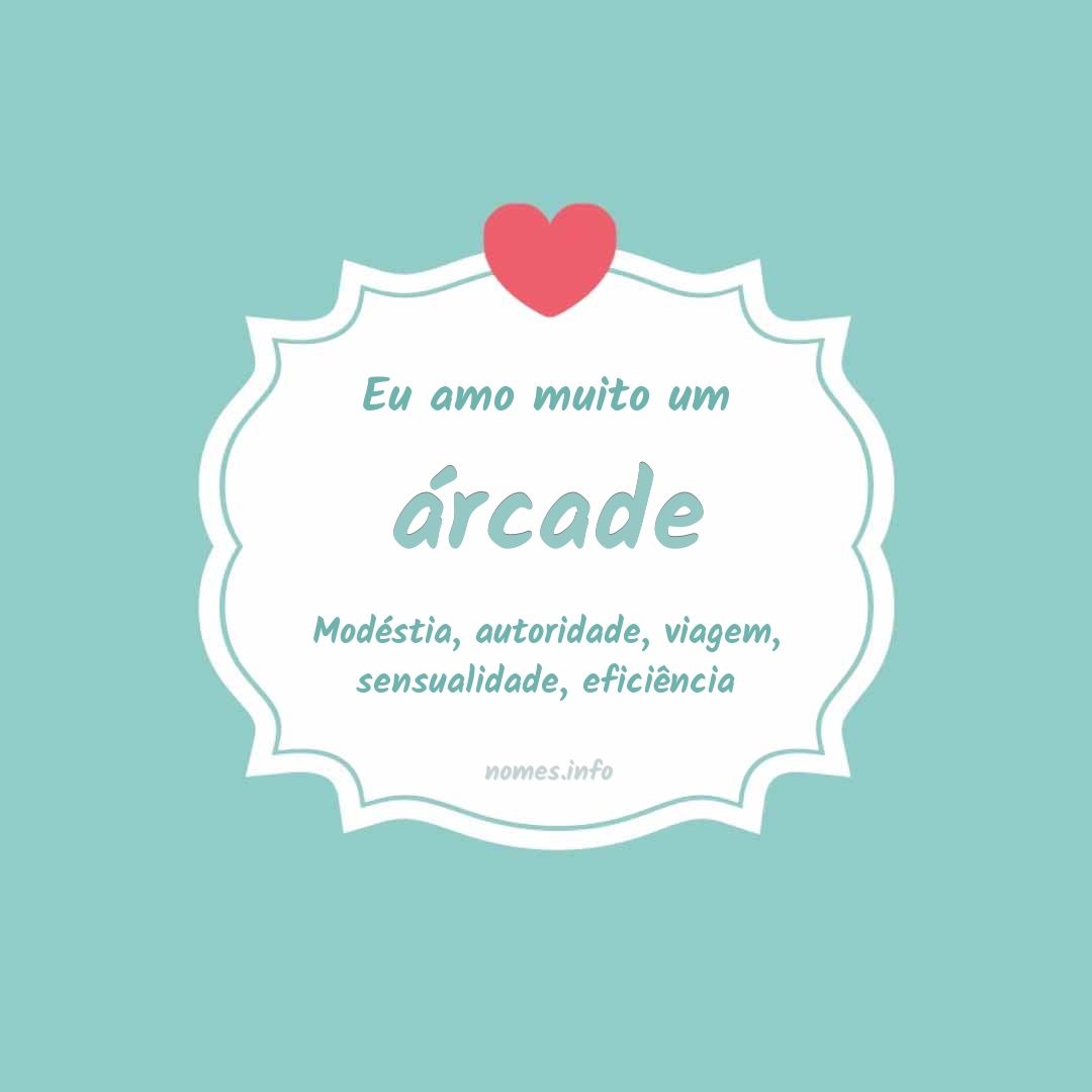 Eu amo muito árcade