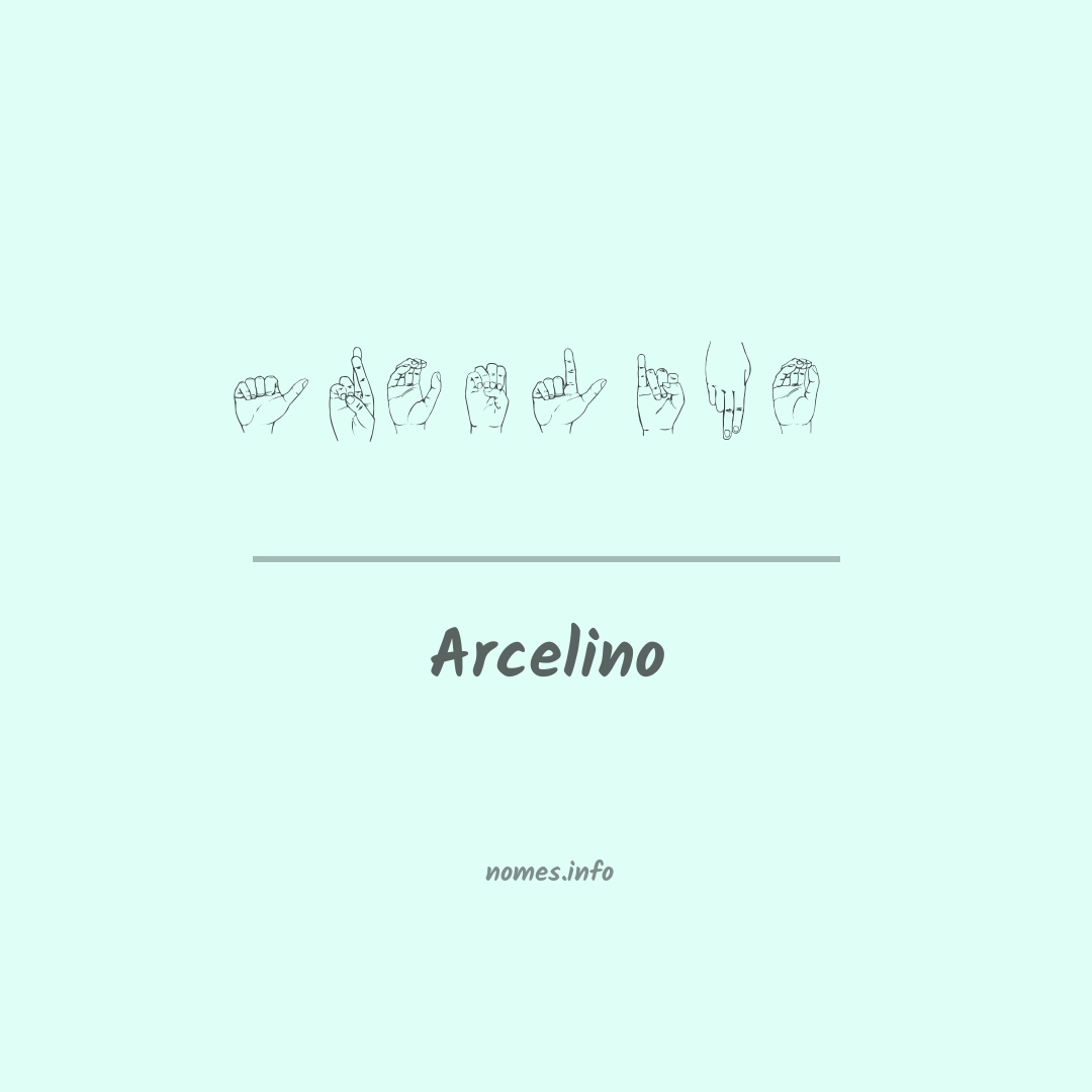 Arcelino em Libras