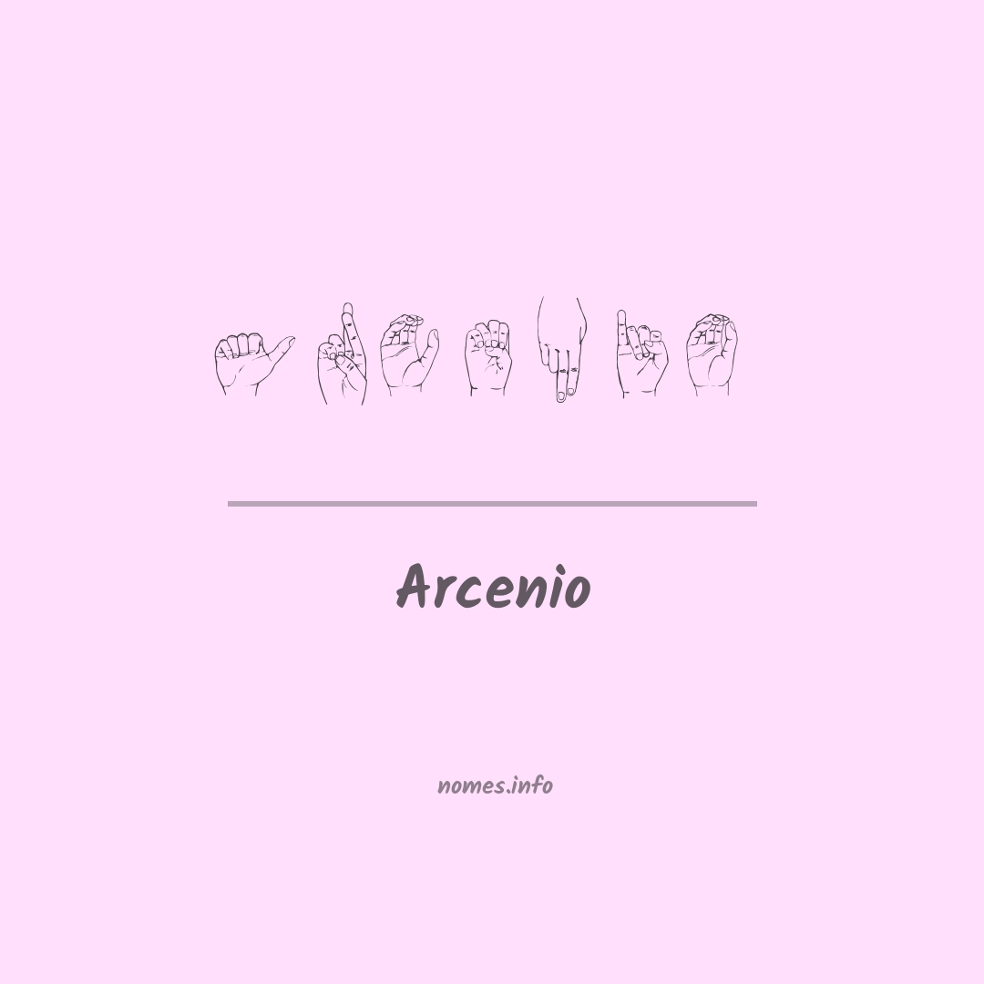 Arcenio em Libras