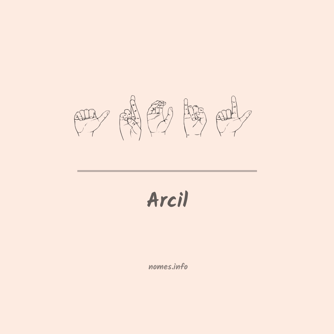 Arcil em Libras
