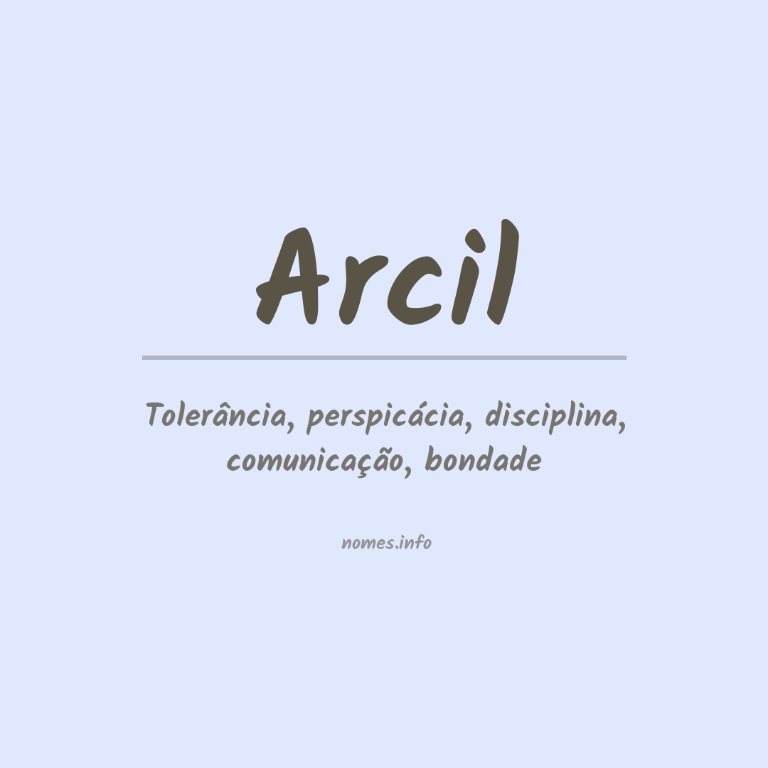 Significado do nome Arcil