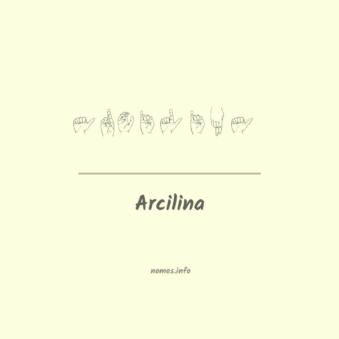 Arcilina em Libras