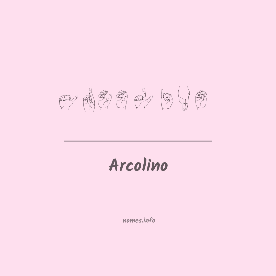 Arcolino em Libras