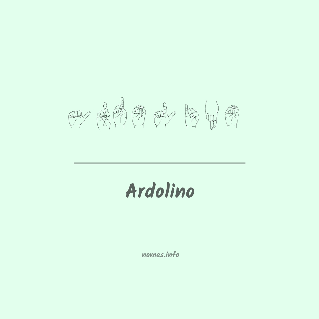 Ardolino em Libras