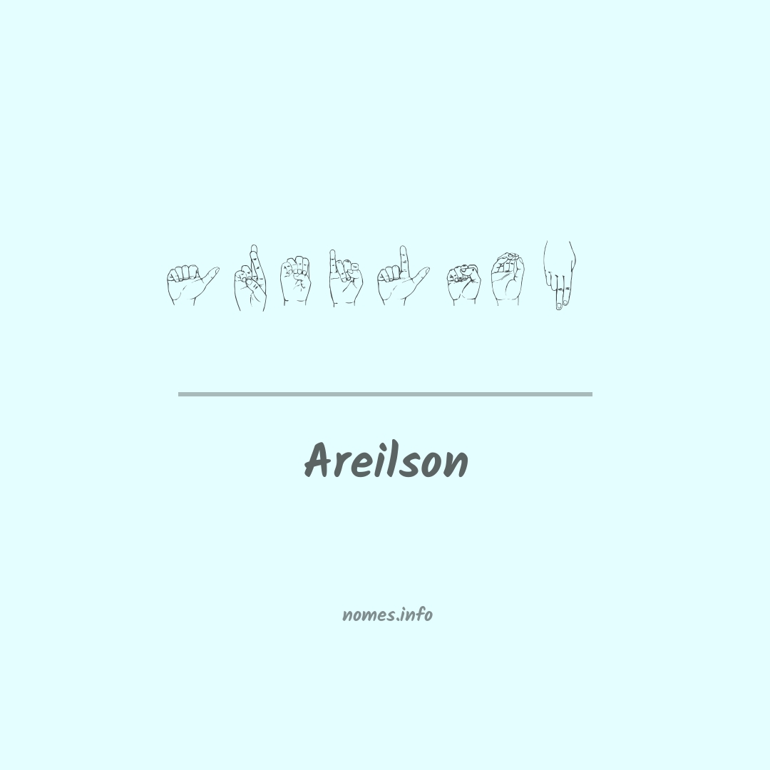Areilson em Libras