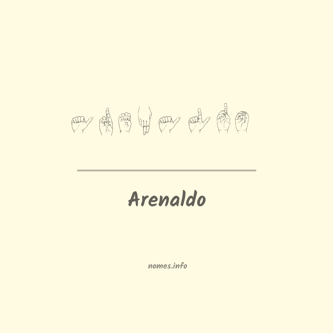 Arenaldo em Libras