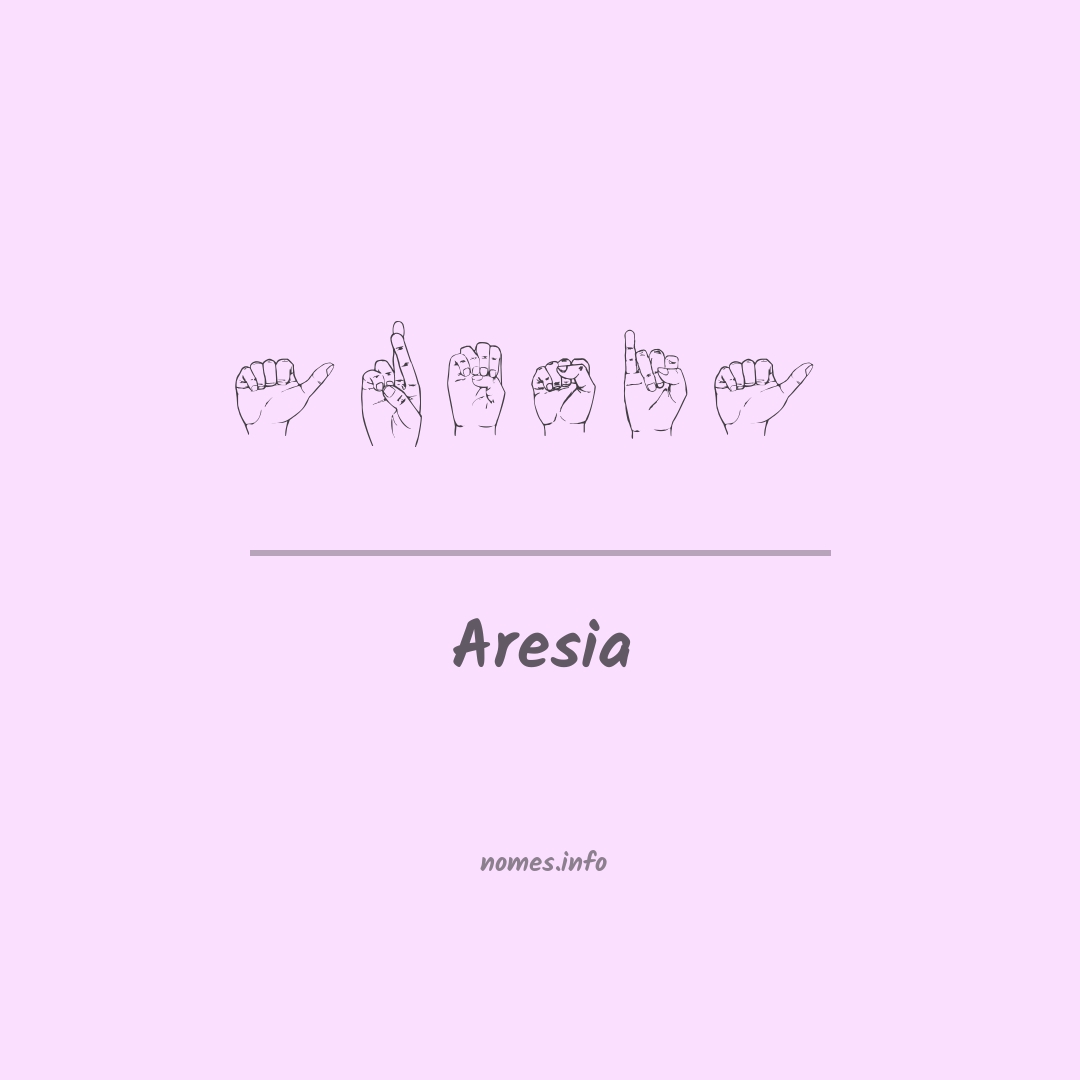Aresia em Libras