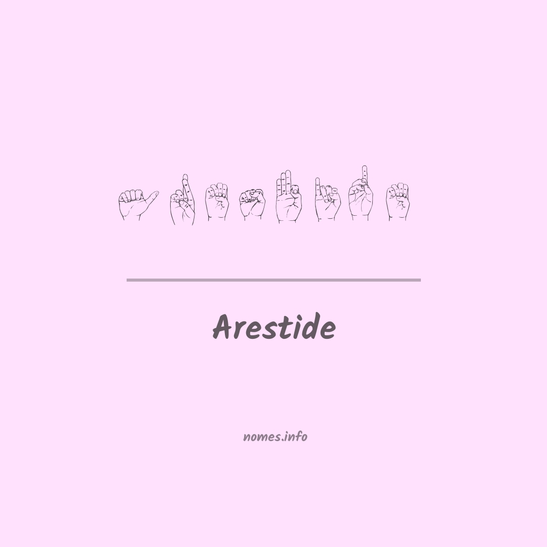 Arestide em Libras