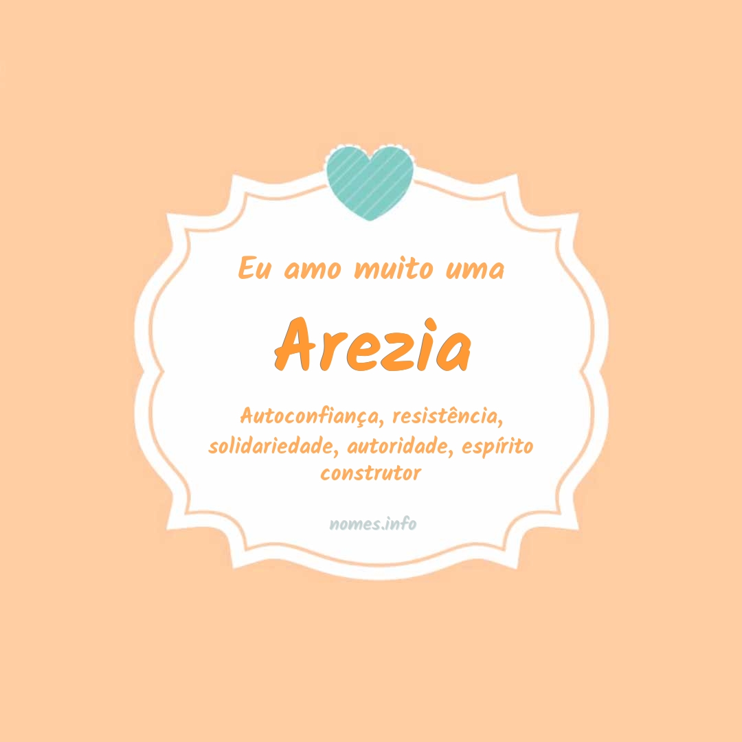 Eu amo muito Arezia