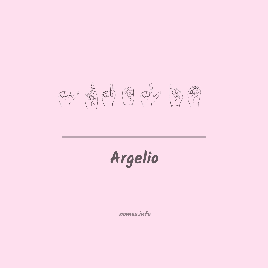 Argelio em Libras